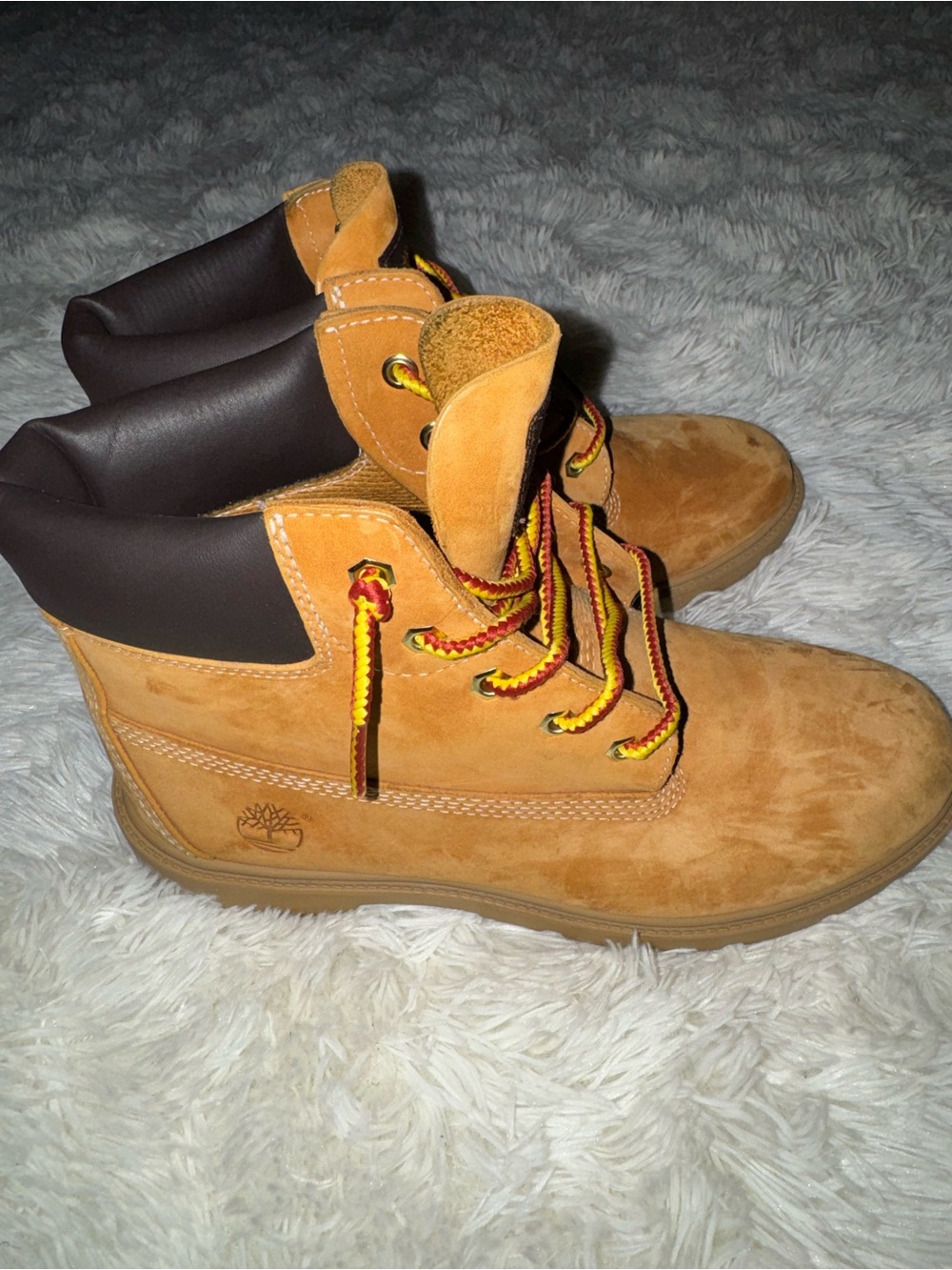 Timberland Wheat Nubuck Lace-Up Waterproof Boots - Worn only 2 times